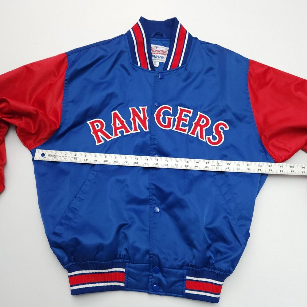 Vintage Diamond Collection Texas Rangers Starter Jacket Men Size Medium - Picture 9 of 14